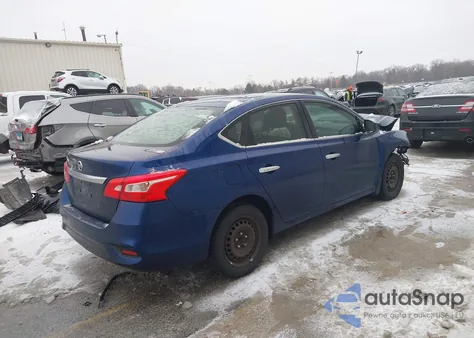 2017 Nissan Sentra S z USA, uszkodzony, nr VIN 3N1AB7AP0HY386037